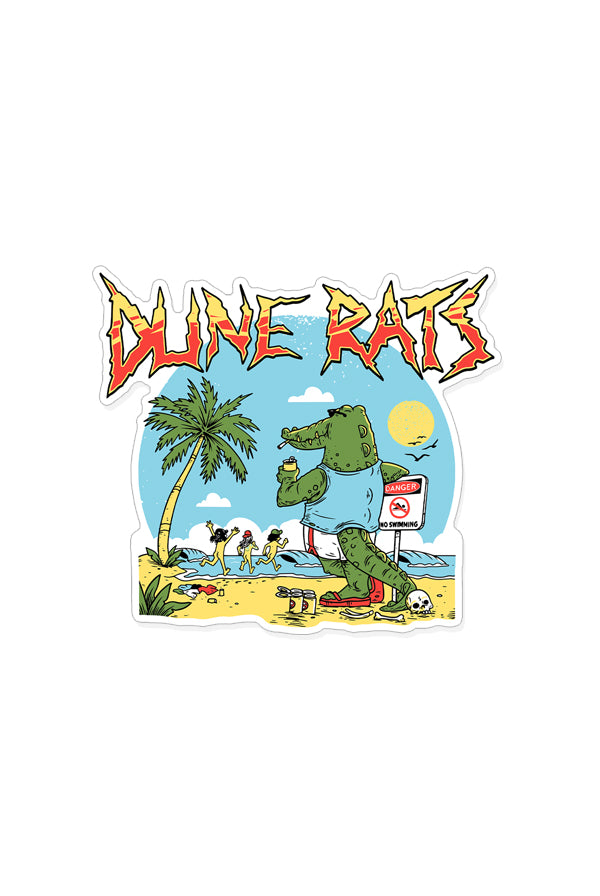 Dune Rats Beach Sticker